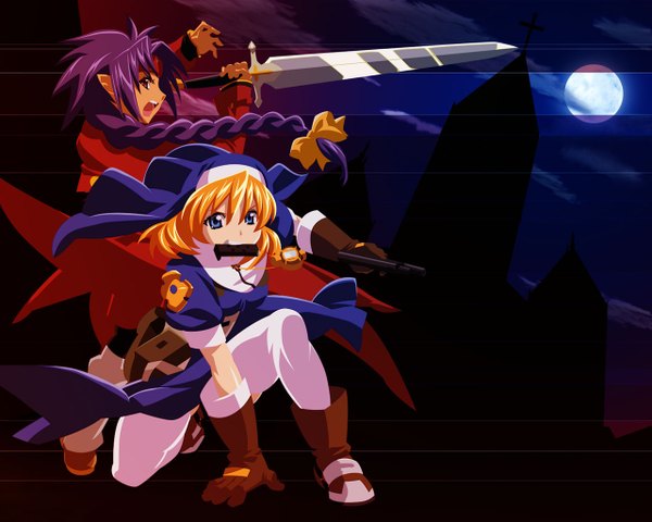 Anime picture 1280x1024 with chrono crusade gonzo rosette christopher chrono tagme