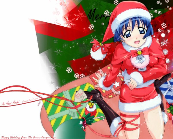 Anime picture 1280x1024 with ai yori aoshi j.c. staff sakuraba aoi christmas tagme