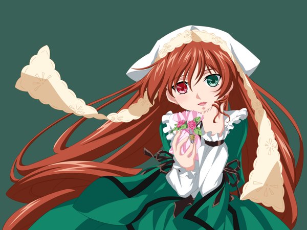 Anime picture 1600x1200 with rozen maiden suiseiseki heterochromia tagme