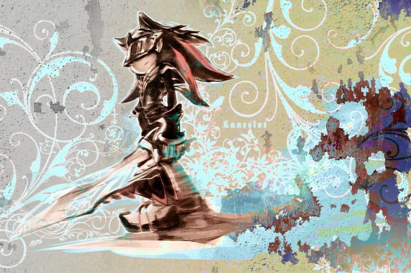 Аниме картинка 1280x853 с sonic (series) ёж соник mri красные волосы перчатки животное меч броня шлем ёж