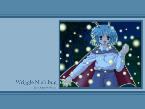 Anime picture 1280x960 with touhou wriggle nightbug girl tagme