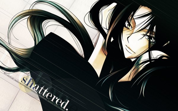 Anime picture 1920x1200 with othello toui hasumi long hair highres black hair wide image