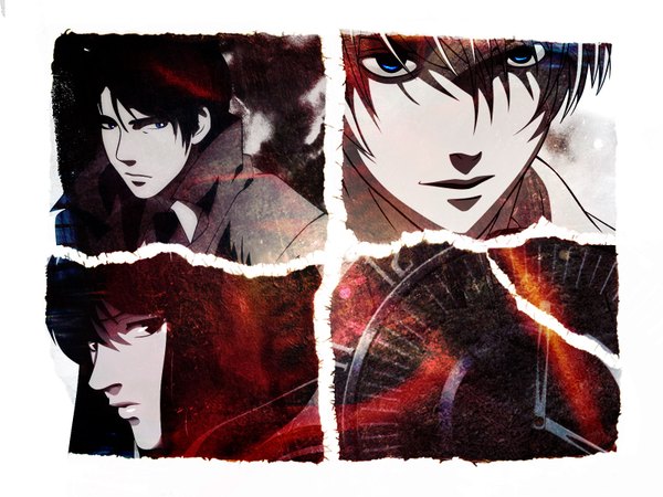 Anime picture 1600x1200 with death note madhouse yagami light misora naomi tagme