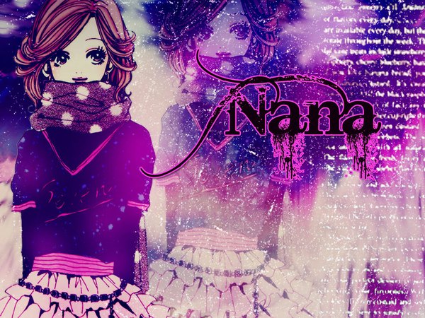 Anime-Bild 1024x768 mit nana madhouse pink hair skirt scarf