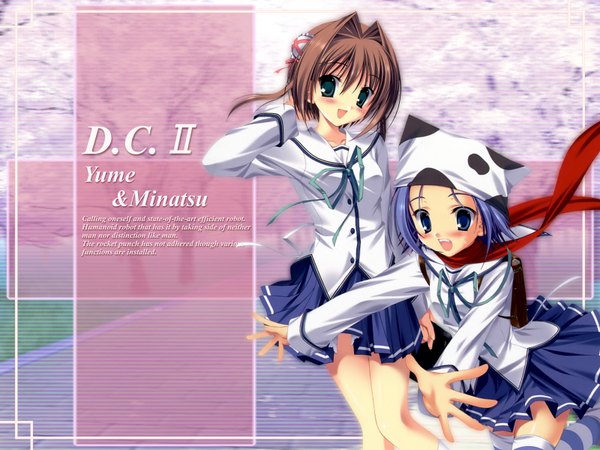 Anime picture 1600x1200 with da capo da capo ii asakura yume amakase minatsu tagme