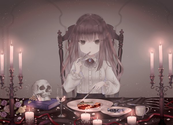 Anime Girl With Candle Anime Girl HD wallpaper | Pxfuel
