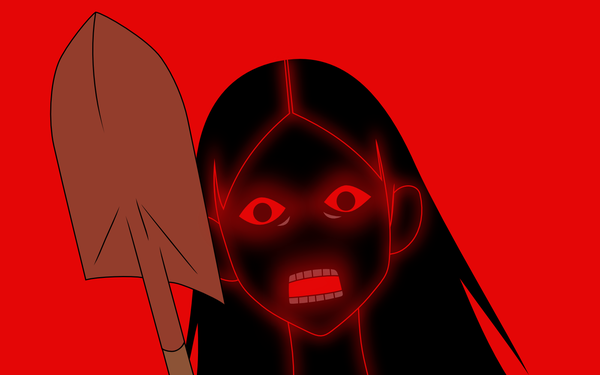 Anime picture 1600x1000 with sayonara zetsubou sensei shaft (studio) kitsu chiri wide image red background