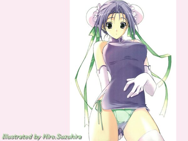 Anime picture 1024x768 with suzuhira hiro light erotic chinese clothes chinese dress comic pot