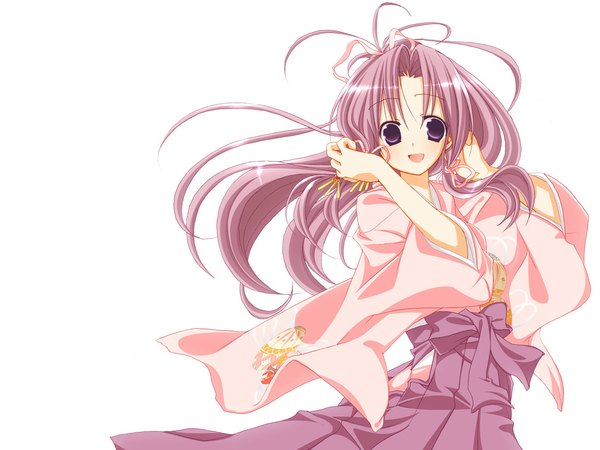 Anime picture 1024x768 with sister princess zexcs haruka (sister princess) ponytail japanese clothes kimono