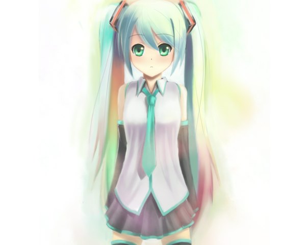 Anime picture 1280x1024 with vocaloid hatsune miku lino-lin girl tagme