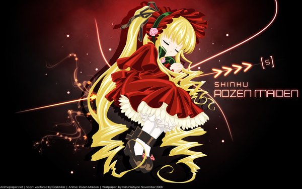 Anime picture 1920x1200 with rozen maiden shinku highres wide image