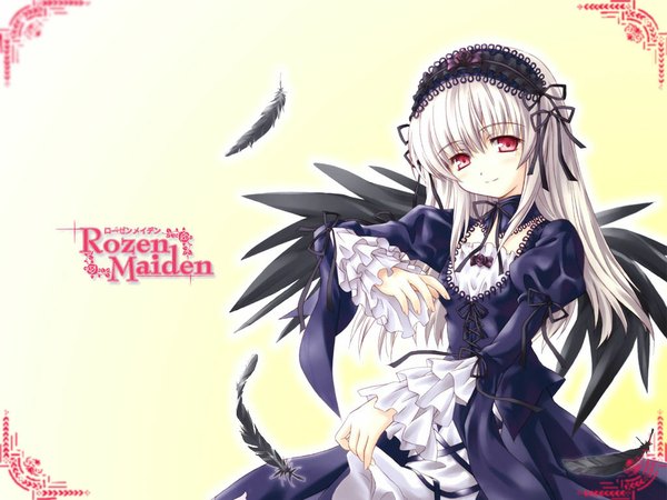 Anime picture 1024x768 with rozen maiden suigintou tagme