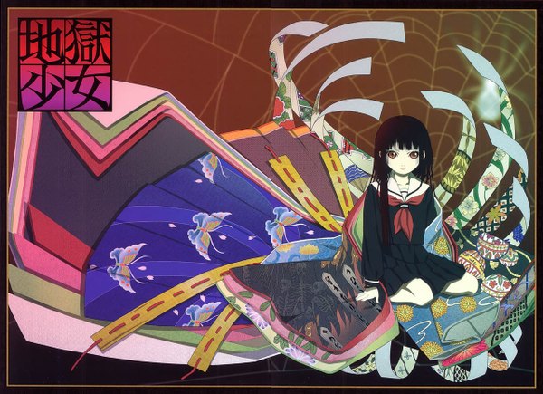 Anime picture 1280x929 with hell girl studio deen tagme