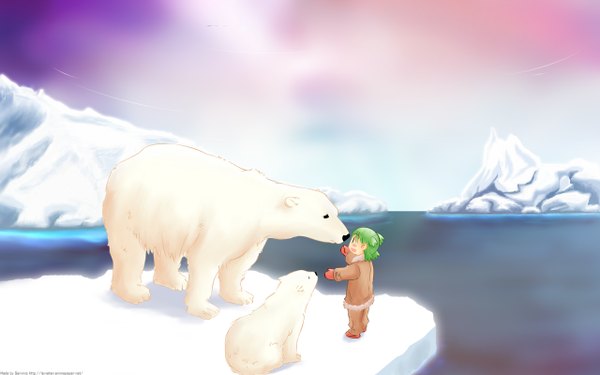 Anime picture 2560x1600 with yotsubato highres wide image landscape