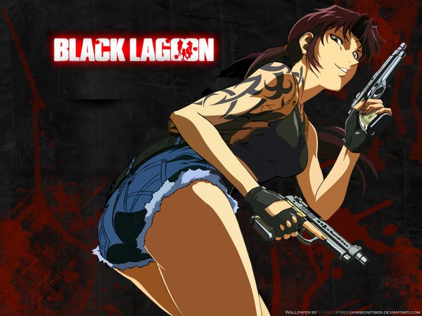 Anime picture 1600x1200 with black lagoon madhouse tagme