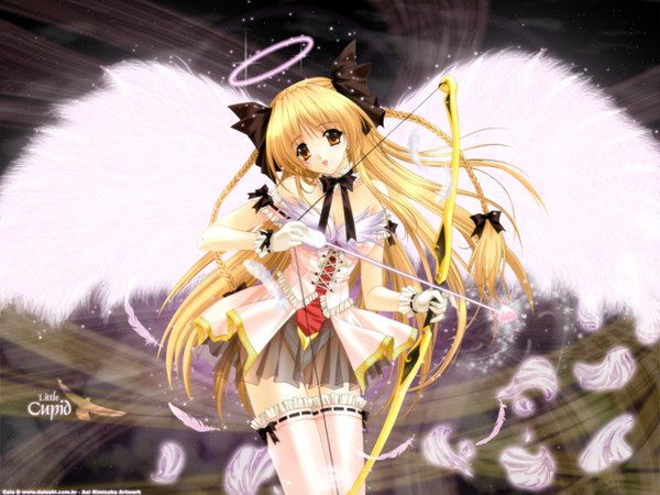 Anime picture 1600x1200 with kimizuka aoi archery wings tagme