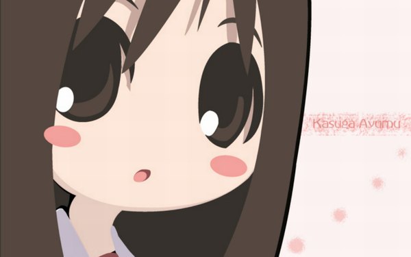 Аниме картинка 1280x800 с адзуманга j.c. staff kasuga ayumu каштановые волосы широкое изображение карие глаза обои на рабочий стол девушка форма школьная форма