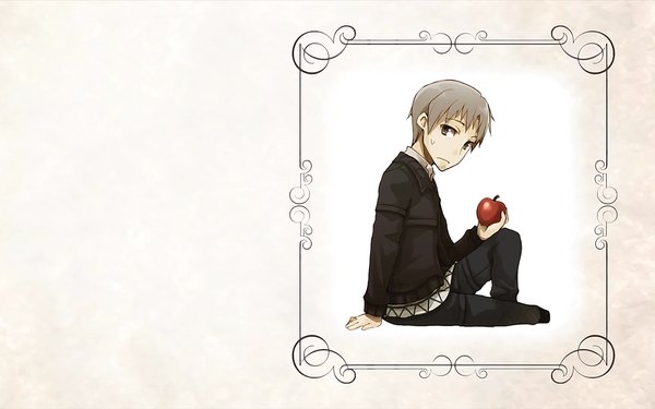 Anime picture 1680x1050 with spice and wolf craft lawrence wide image white background apple