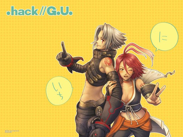 Anime picture 1600x1200 with .hack// .hack//g.u. haseo yowkow (.hack//) tagme