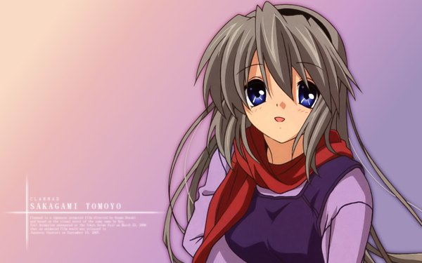 Anime picture 1920x1200 with clannad key (studio) sakagami tomoyo highres wide image