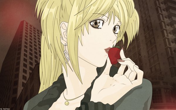 Anime picture 1920x1200 with death note madhouse amane misa highres wide image