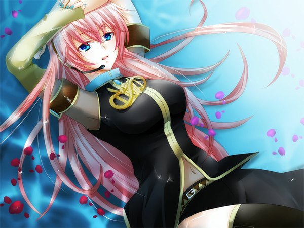 Anime picture 1024x768 with vocaloid megurine luka girl tagme