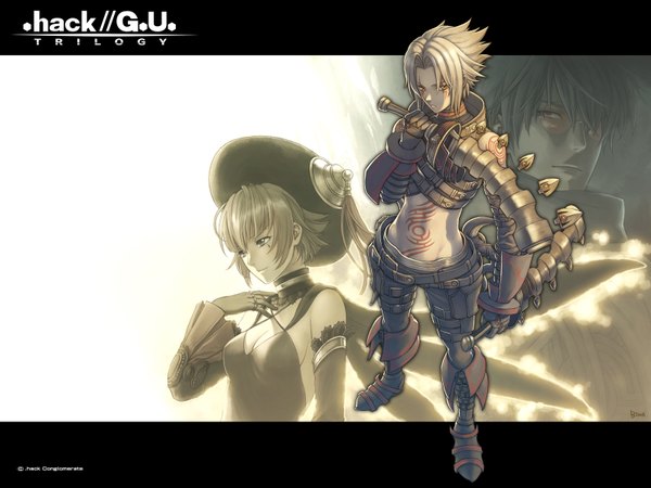 Anime picture 1600x1200 with .hack// .hack//g.u. haseo ovan shino