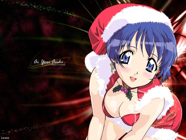 Anime picture 1600x1200 with ai yori aoshi j.c. staff sakuraba aoi light erotic christmas