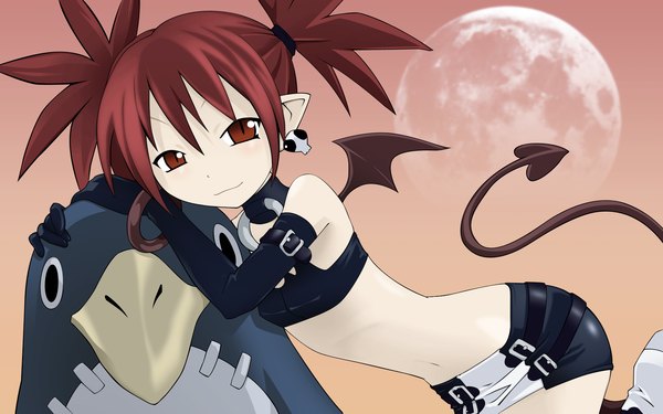Anime picture 1920x1200 with disgaea etna (disgaea) prinny highres wide image penguin