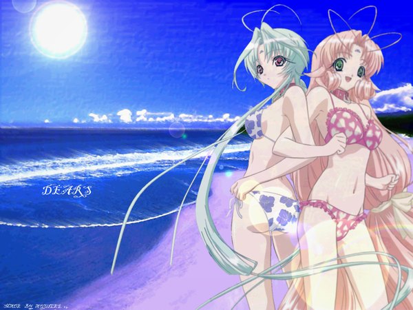 Anime picture 1600x1200 with dears ren (dears) miu (dears) light erotic tagme