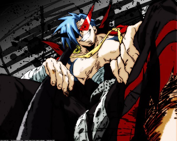 Anime picture 2560x2048 with tengen toppa gurren lagann gainax kamina highres sunglasses kamina shades