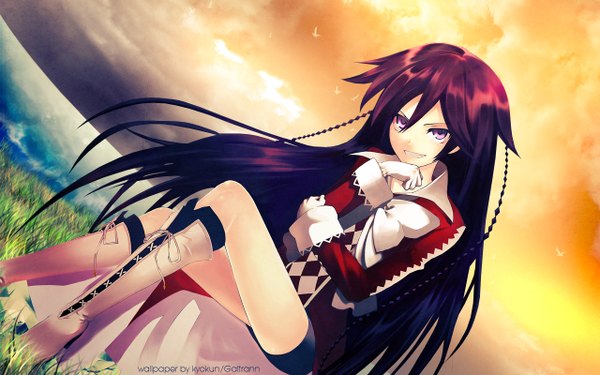 Anime picture 1280x800 with pandora hearts xebec alice (pandora hearts) wide image tagme