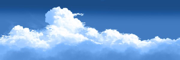 Anime picture 1280x428 with original hatsuame syoka wide image sky cloud (clouds) landscape