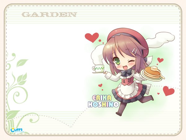 Anime picture 1600x1200 with garden (galge) cuffs (studio) hoshino erika tagme