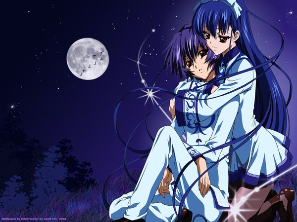 Anime picture 1600x1200 with touka gettan full moon tagme