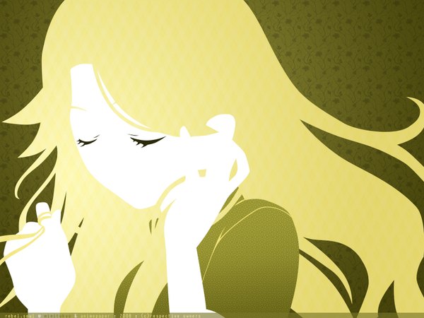 Anime picture 1600x1200 with sayonara zetsubou sensei shaft (studio) kimura kaere tagme