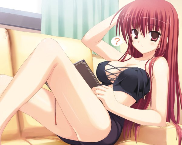 Anime picture 1280x1024 with empty x embryo kifune mio kobuichi light erotic shorts