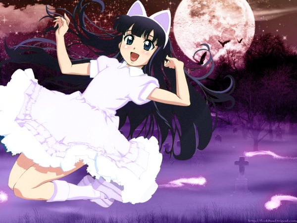 Anime picture 1280x960 with tsukuyomi moon phase hazuki tagme