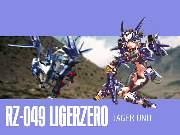 Anime picture 1024x768 with zoids liger zero robot mecha tagme