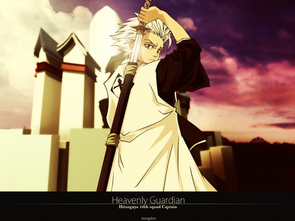 Anime picture 1600x1200 with bleach studio pierrot hitsugaya toushirou tagme