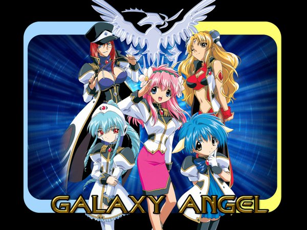 Anime picture 1280x960 with galaxy angel madhouse milfeulle sakuraba mint blancmanche ranpha franboise vanilla h forte stollen