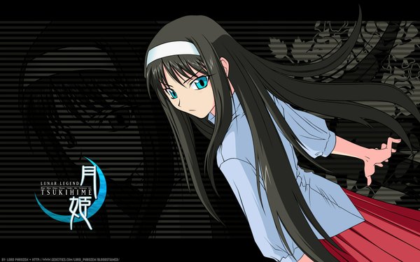 Anime picture 1920x1200 with shingetsutan tsukihime type-moon toono akiha highres wide image girl