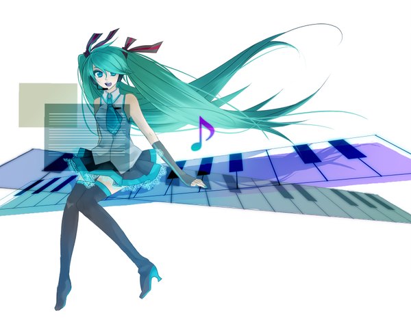 Anime picture 1700x1360 with vocaloid hatsune miku girl tagme