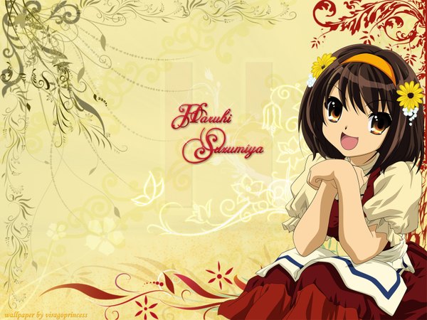 Anime picture 1600x1200 with suzumiya haruhi no yuutsu kyoto animation suzumiya haruhi girl tagme