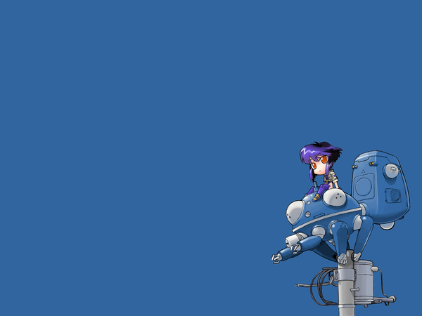 Anime picture 1600x1200 with ghost in the shell production i.g kusanagi motoko tachikoma hirai yukio mecha kakuaki