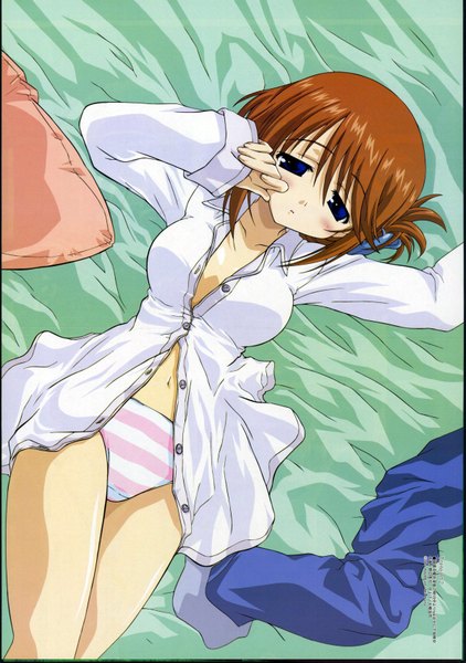 Anime picture 1200x1707 with to heart 2 to heart leaf (studio) komaki manaka tall image light erotic underwear panties shirt