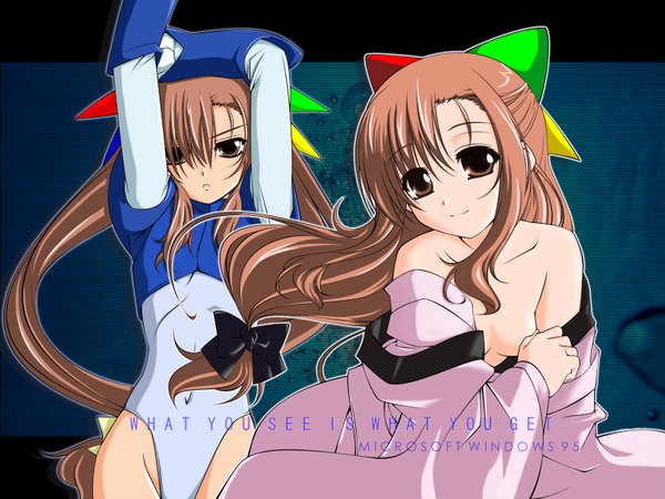 Anime picture 1600x1200 with os-tan 95-tan light erotic tagme