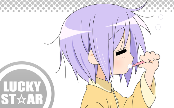 Anime picture 1920x1200 with lucky star kyoto animation hiiragi tsukasa highres wide image girl