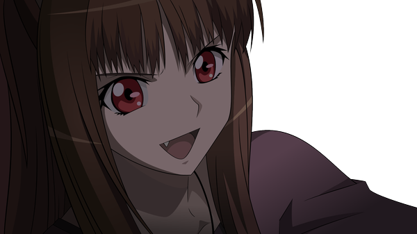 Anime picture 1920x1080 with spice and wolf horo highres wide image dark background close-up transparent background vector wolf girl girl