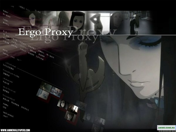 Anime picture 1024x768 with ergo proxy re-l mayer long hair black hair eyes closed girl